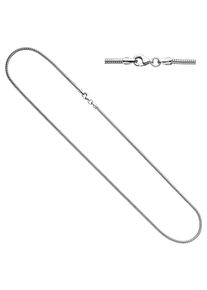 Jobo Damen Silberkette, Silber 925 (Sterlingsilber), L: 70cm, silber, Silber 925 (Sterlingsilber), Halsketten, Schlangenkette 925 Silber 70 cm 1,9 mm