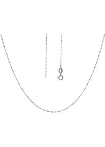 Firetti Damen Silberkette "Schmuck Geschenk Silber 925 Armband Kette Fußkette Bauchkette Kugeln", 21, Silber 925 (Sterlingsilber), B: 1mm, silber,