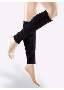 wäschepur WÄSCHEPUR Damen Stulpensocken, schwarz, 100% Polyacryl, Socken