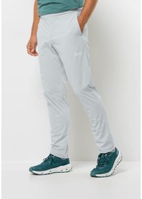 Jack Wolfskin Herren Sporthose "PRELIGHT PANTS M", grau, Gr. L, OBERSTOFF: 84% POLYAMID, 16% ELASTHAN; LINING: 100% POLYESTER, Hosen