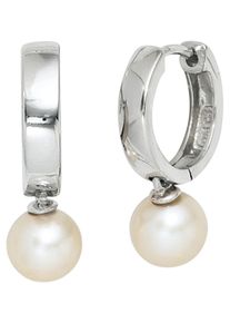 Jobo Damen Perlenohrringe, Silber 925 (Sterlingsilber)-Perlen, silber, Silber 925 (Sterlingsilber), Perlen, Ohrringe, 925 Silber mit