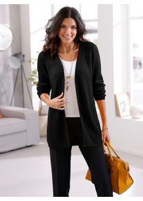 Classic Basics Damen Strickjacke, schwarz, Gr. 42, unifarben, 100% Polyacryl, Strickjacken