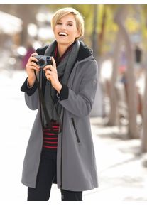 Casual Looks Damen Softshelljacke, grau, Gr. 26, unifarben, 94% Polyester, 6% Elasthan, Jacken