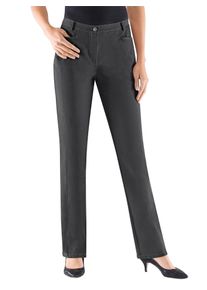 COSMA Damen Thermohose, grau, Gr. 20, unifarben, 69% Baumwolle, 29% Polyester, 2% Elasthan, Hosen