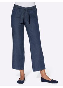 Classic Basics Damen 7/8-Jeans, blau, Gr. 36, unifarben, 100% Baumwolle, Jeans