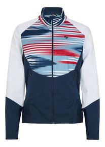 Ziener Damen Softshelljacke "NURETTA", blau, Gr. 36, Obermaterial: 1. 100% Polyester; Futter: 100% Polyester;, Jacken