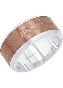 JOOP! JOOP Herren Fingerring "2038041/-42/-44/-46", 66, Edelstahl, 10mm, braun, Edelstahl, Fingerringe