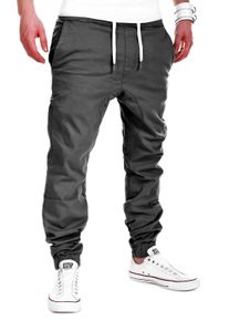 behype Herren Chinohose "LUKE", grau, Gr. 31, 98% Baumwolle, 2% Elasthan, Hosen, mit elastischem Bund