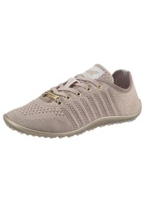 Leguano Damen Barfußschuh "GO", Gr. 40, gold, Textil, sportlich, Schuhe, mit praktischer Schnürung, Freizeitschuh, Halbschuh, Schnürschuh