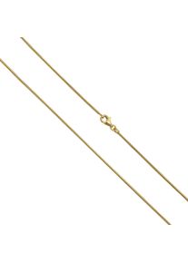 Vivance Damen Collierkettchen "333 Gold Schlangenkette", 50cm, Gold, L: 50cm B: 1.2mm, gelb, Gold, B:1.2mm, Halsketten