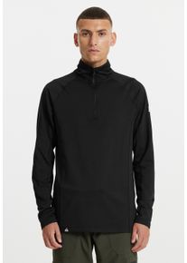 SOS Herren Strickpullover "Jasna", schwarz, casual, Gr. M, unifarben, 90% Polyester, 10% Elasthan, Pullover, mit atmungsaktiver Eigenschaft