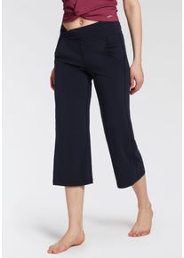 FAYN SPORTS Damen Culotte, blau, sportlich, Gr. 40, Jersey, Obermaterial: 64% Lyocell (TENCEL), 28% Baumwolle, 8% Elasthan, Hosen, mit überkreuztem
