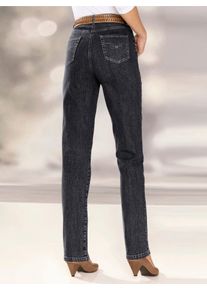 Casual Looks Damen 5-Pocket-Jeans, schwarz, Gr. 195, unifarben, 78% Baumwolle, 20% Polyester, 2% Elasthan, Jeans