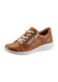 Jomos Damen Schnürschuh, Gr. 38, braun, Glattleder, sportlich, Schuhe