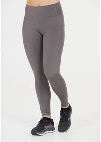 Endurance Damen Lauftights "TATHER", grau, sportlich, Gr. 42, unifarben, 75% Nylon, 25% Elasthan, Hosen, mit mittlerer Kompression