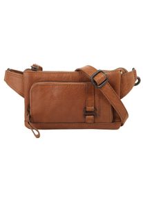 SPIKES & SPARROW Damen Gürteltasche, SPIKES & SPARROW, braun, Leder, unifarben, Taschen, echt Leder