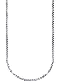 Firetti Damen Edelstahlkette "Schmuck Geschenk Venezianerkettengliederung, 2,0 mm breit", 45, Edelstahl, B: 2mm, silber, Edelstahl, B:2mm,