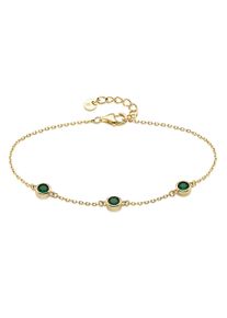 HECHTER PARIS Damen Armband "Schmuck Geschenk Silber 925 Armschmuck Armkette Ankerkette", Silber 925 (Sterlingsilber), gold, Silber 925