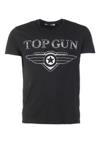 Top Gun Herren T-Shirt "Bling4U TG20193017", schwarz, Gr. M, Obermaterial: 93% Baumwolle, 7% Elastan, Shirts