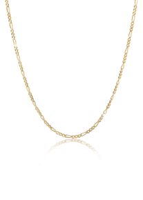 Kuzzoi Herren Silberkette "Herrn Figaro Oxidiert Massiv Mann 925 Silber", 50, ohne Stein, Silber 925 (Sterlingsilber), L: 50cm, gold, Silber 925