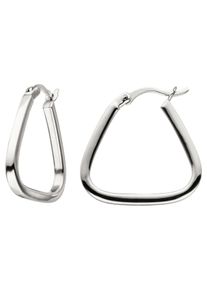 Jobo Damen Paar Creolen, Silber 925 (Sterlingsilber), silber, Silber 925 (Sterlingsilber), Ohrringe, 925 Silber