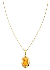Lady Damen Ketten-Anhänger, Gelbgold 375, gold, Gelbgold 375, Schmuckanhänger