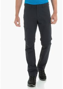Schöffel SCHÖFFEL Herren Zip-away-Hose "Pants Koper1 Zip Off", schwarz, sportlich, Gr. 102, Oberstoff : 89% Nylon 11% Elasthan, Hosen