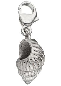 Jobo Damen Charm-Einhänger "Muschel", silber, Silber 925 (Sterlingsilber), Charms, 925 Silber