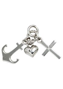 Jobo Damen Ketten-Anhänger "Anhänger Glaube, Liebe, Hoffnung", Silber 925 (Sterlingsilber), silber, Silber 925 (Sterlingsilber), Schmuckanhänger, 925