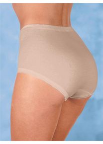 Nina von C. Damen Taillenslip, Gr. 38, beige, 100% Baumwolle, Unterhosen