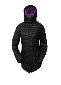 DEPROC Active Damen Steppjacke "GILMOUR II LONG", schwarz, sportlich, Gr. 44, 100% Polyester, Jacken, auch in Großen Größen erhältlich