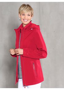 Classic Basics Damen Softshelljacke, rot, Gr. 48, unifarben, 94% Polyester, 6% Elasthan, Innenseite:100% Polyester, Jacken