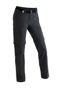 Maier Sports Damen Funktionshose "Inara slim zip", schwarz, Gr. 42, 90% Polyamid, 10% Elasthan, Hosen, Damen Wanderhose, zipp-off Outdoor-Hose, 4