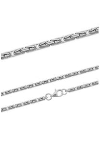 Firetti Damen Kette ohne Anhänger "Schmuck Geschenk Silber 925 Halsschmuck Halskette Königskette", 45, Silber 925 (Sterlingsilber), B: 2,5mm, silber,