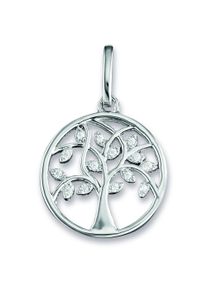 ONE ELEMENT Damen Ketten-Anhänger "Zirkonia Lebensbaum Anhänger aus 925 Silber", Damen, Silber 925 (Sterlingsilber), silber, Silber 925