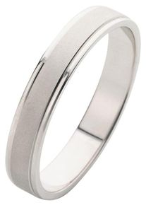 Firetti Trauring "Schmuck Geschenk Hochzeit Ehering Trauring "LIEBE"", 21, ohne Brillanten, Silber 925 (Sterlingsilber), 4mm, silber, Silber 925