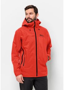 Jack Wolfskin Herren Funktionsjacke "CYROX 3L JKT M", rot, Gr. XL, OBERSTOFF 100% POLYAMID ABSEITE 100% POLYAMID, Jacken