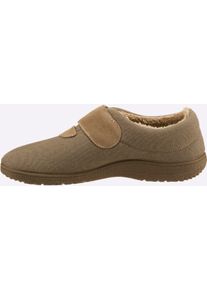 Waldläufer WALDLÄUFER Damen Hausschuh, Gr. 37, beige, Textil, Basic, Schuhe