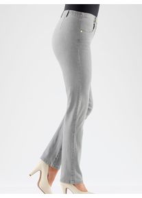 CLASSIC Damen Bequeme Jeans, grau, Gr. 36, unifarben, 78% Baumwolle, 20% Polyester, 2% Elasthan, Jeans