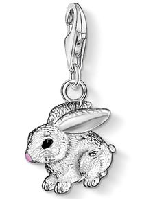 Thomas Sabo Damen Charm-Einhänger "Hase, 0819-007-12", rosa, Silber 925 (Sterlingsilber), Charms