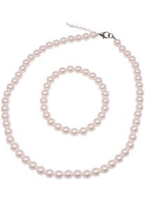 Firetti Damen Ketten und Armband Set "Multipack Schmuck Geschenk Schmuckset", bunt, Messing, Perlen, Schmuck-Sets, Made in Germany - mit