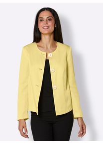 Damen Jackenblazer "Lyocell-Blazer", gelb, Gr. 36, CREATION L PREMIUM, 100% Lyocell, Blazer