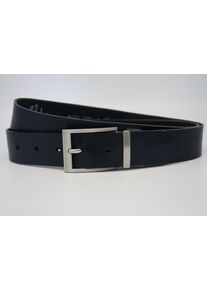 AnnaMatoni Damen Ledergürtel, blau, casual, Gr. 115, unifarben, Rindsleder, Gürtel