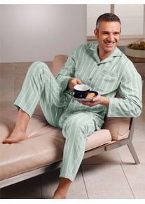 COMTE Herren Schlafanzug, Gr. 44, grün, 100% Baumwolle, Homewear-Sets