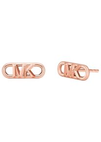 Michael Kors Damen Paar Ohrstecker "PREMIUM, OVAL, MKC164300", Silber 925 (Sterlingsilber), rosa, Silber 925 (Sterlingsilber), Ohrringe