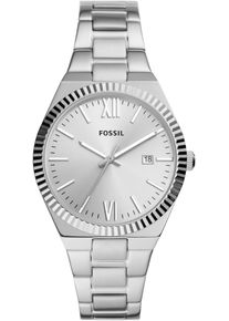 Fossil Damen Quarzuhr "SCARLETTE", silber, Armbanduhren, Armbanduhr, Damenuhr, analog, Edelstahlarmband