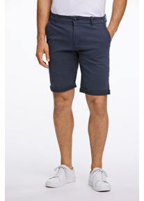 LINDBERGH Herren Chinoshorts, blau, casual, Gr. M, unifarben, Stoff, Obermaterial: 98% Baumwolle, 2% Elasthan, Hosen, mit Stretch