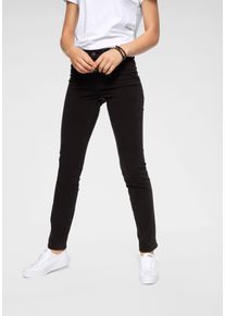 Levi's LEVI'S Damen Röhrenjeans "312 Shaping Slim", schwarz, Basic, Gr. 27, unifarben, Denim/Jeans, Obermaterial: 78% Baumwolle, 21% Polyester, 1% Elasthan,