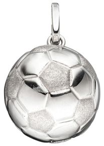 Jobo Damen Ketten-Anhänger "Anhänger Fußball", Silber 925 (Sterlingsilber), silber, Silber 925 (Sterlingsilber), Schmuckanhänger, 925 Silber