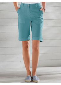 Classic Basics Damen Jeansbermudas, blau, Gr. 38, unifarben, 97% Baumwolle, 3% Elasthan, Jeans